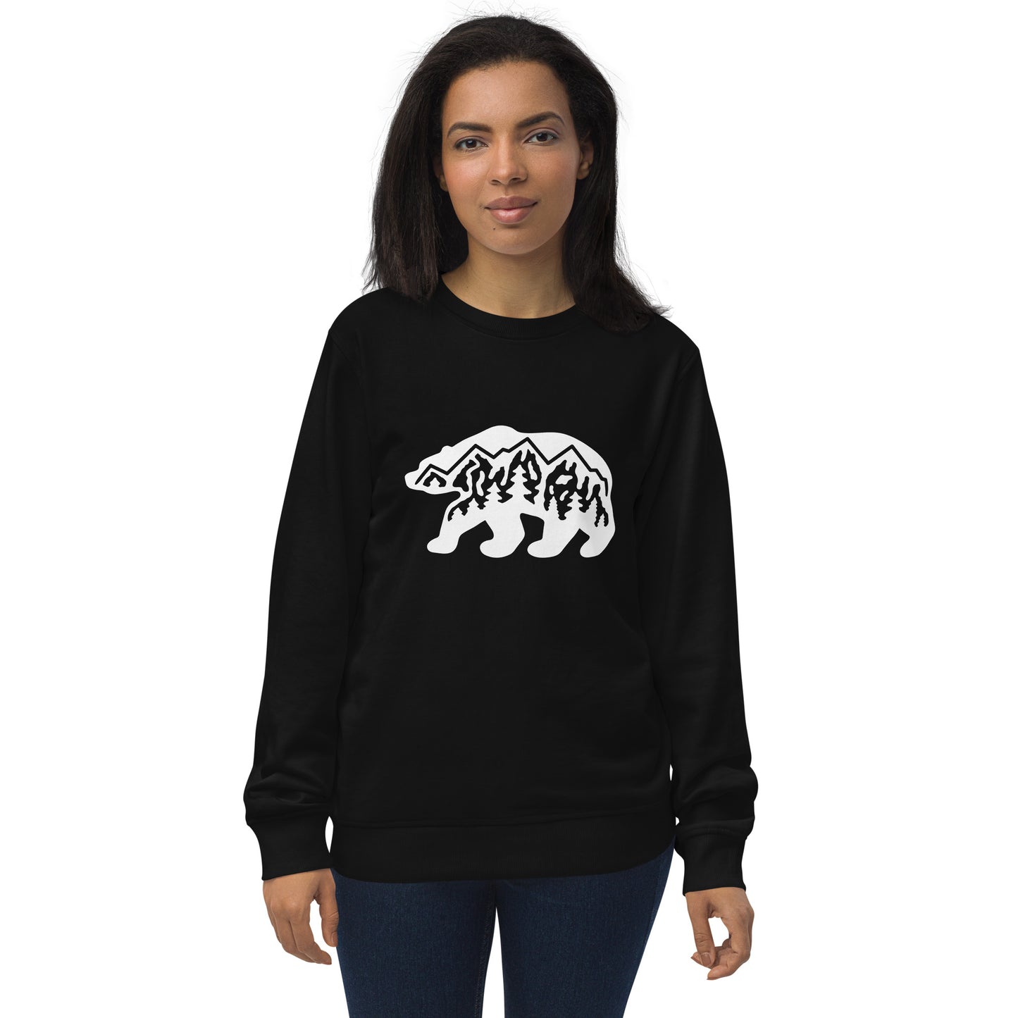 Unisex organic sweatshirt - Forest bear