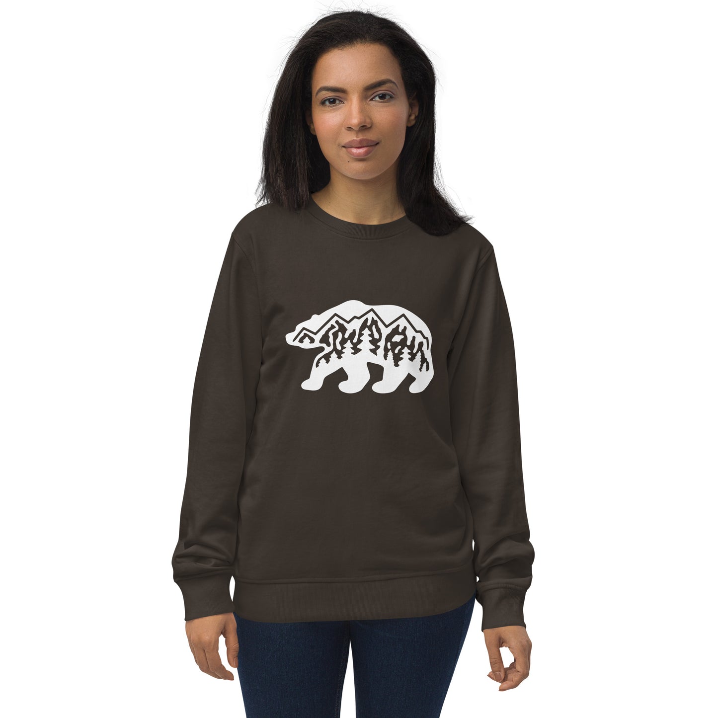 Unisex organic sweatshirt - Forest bear