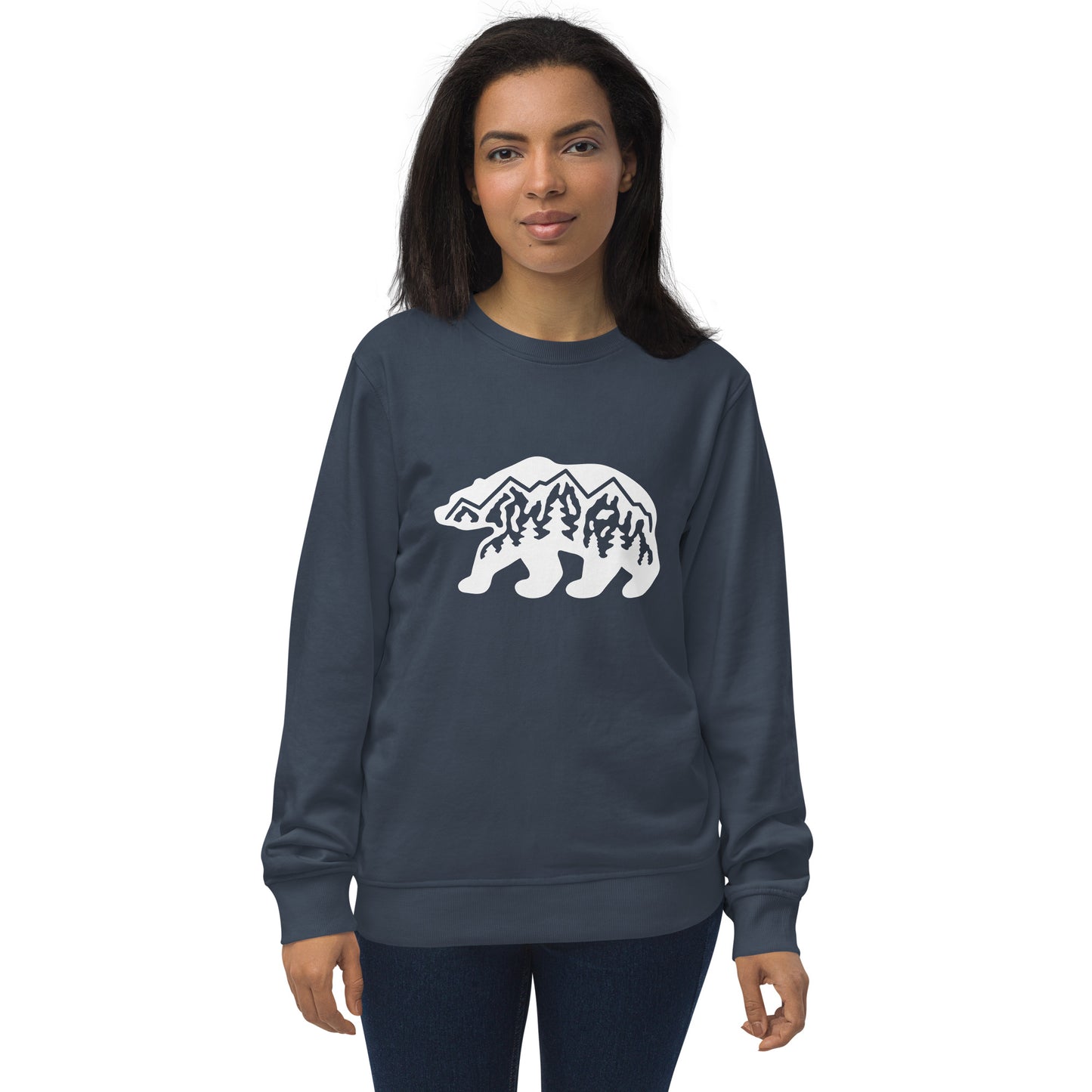 Unisex organic sweatshirt - Forest bear