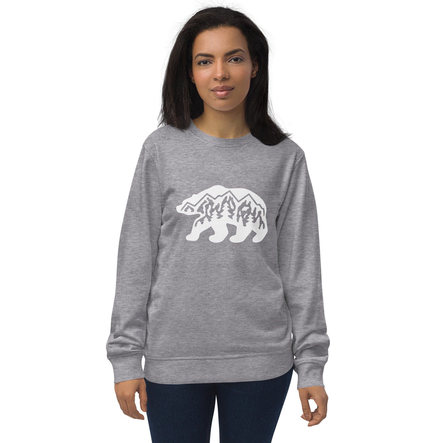 Unisex organic sweatshirt - Forest bear